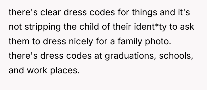 there's clear dress codes for things and it's not stripping...