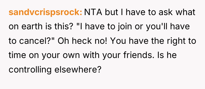 sandvcrispsrock NTA but I have to ask what on earth...