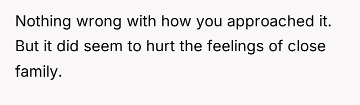 Nothing wrong with how you approached it. But it did...