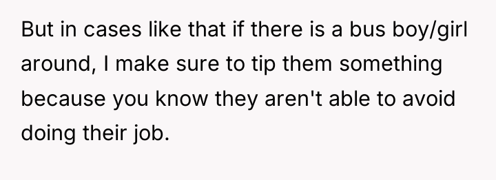 But in cases like that if there is a bus...
