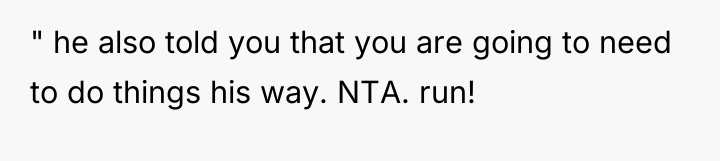 " he also told you that you are going to...