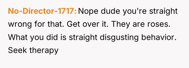 No-Director-1717 Nope dude you're straight wrong for that. Get over...