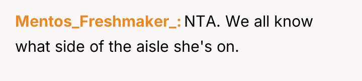 Mentos_Freshmaker_ NTA. We all know what side of the aisle...