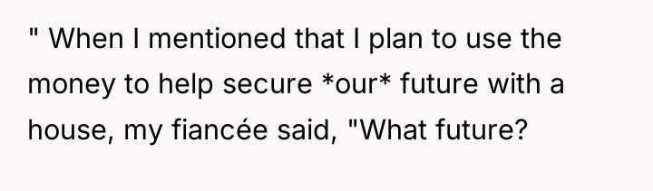 " When I mentioned that I plan to use the...