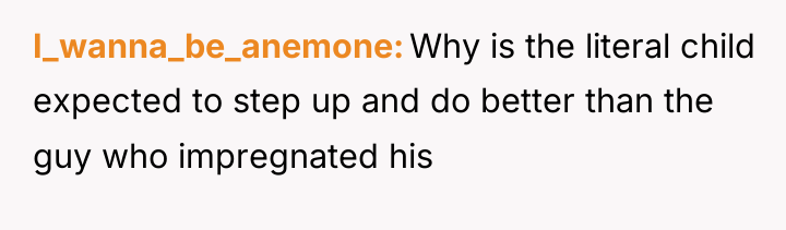 I_wanna_be_anemone Why is the literal child expected to step up...