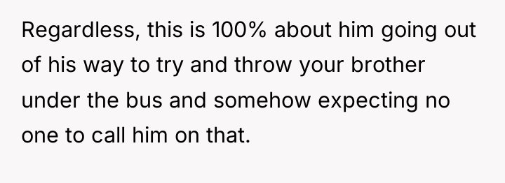 Regardless, this is 100% about him going out of his...