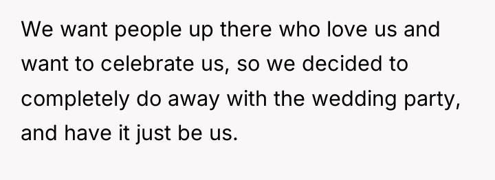 We want people up there who love us and want...