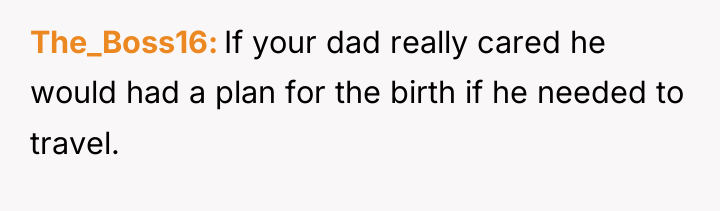 The_Boss16 If your dad really cared he would had a...