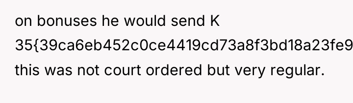 on bonuses he would send K 35{39ca6eb452c0ce4419cd73a8f3bd18a23fe95ab4febb092bc2ab1b542eeea82f}. this was not...