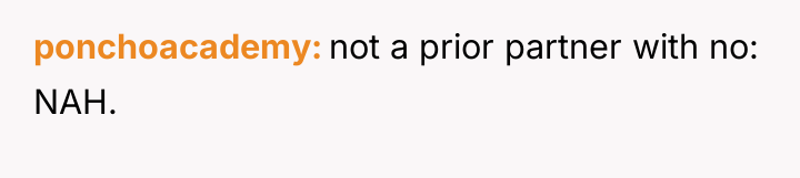 ponchoacademy not a prior partner with no: NAH.