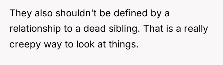 They also shouldn't be defined by a relationship to a...