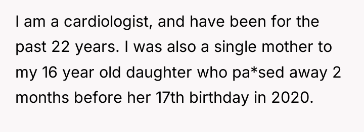 I am a cardiologist, and have been for the past...