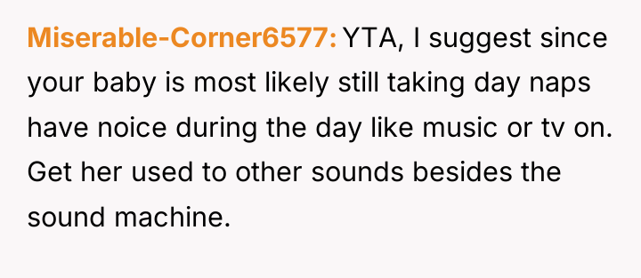 Miserable-Corner6577 YTA, I suggest since your baby is most likely...