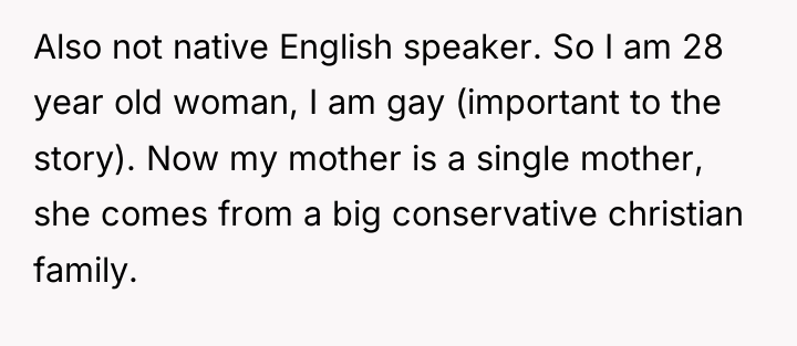 Also not native English speaker. So I am 28 year...