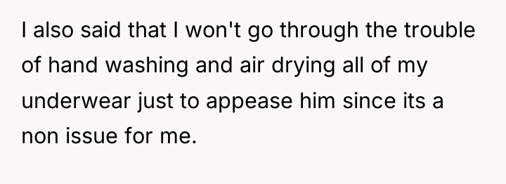 I also said that I won't go through the trouble...