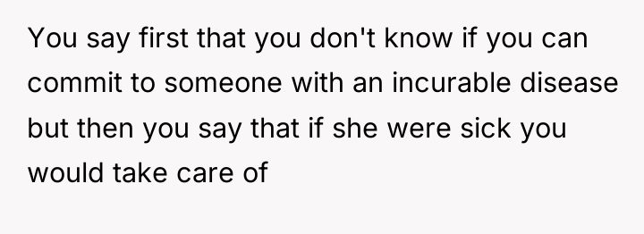 You say first that you don't know if you can...