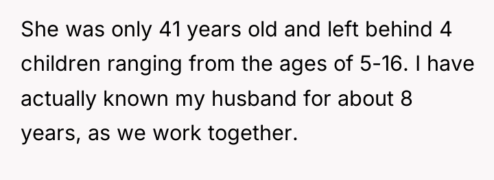 She was only 41 years old and left behind 4...