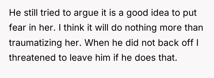 He still tried to argue it is a good idea...