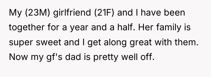 My (23M) girlfriend (21F) and I have been together for...
