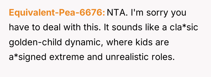 Equivalent-Pea-6676 NTA. I'm sorry you have to deal with this....