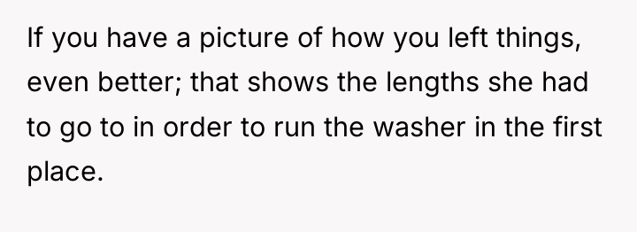 If you have a picture of how you left things,...