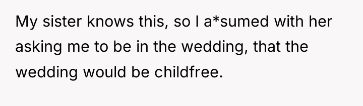 My sister knows this, so I a*sumed with her asking...