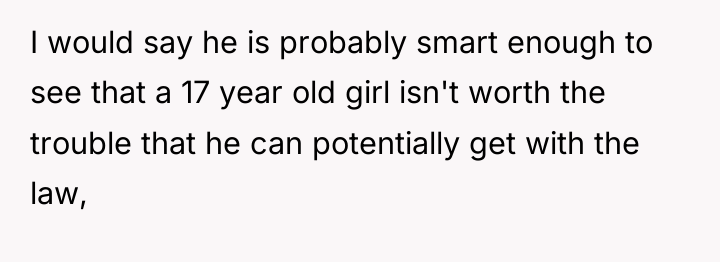 I would say he is probably smart enough to see...