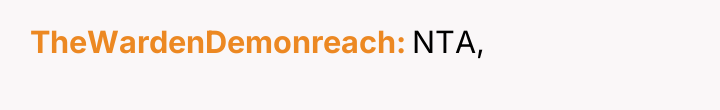 TheWardenDemonreach NTA,