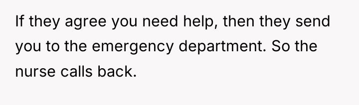 If they agree you need help, then they send you...