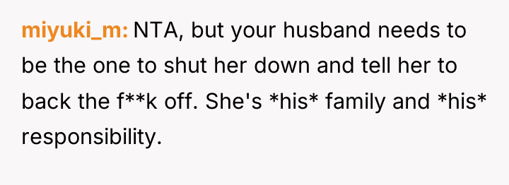miyuki_m NTA, but your husband needs to be the one...