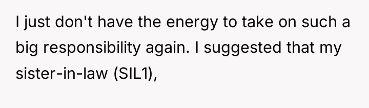I just don't have the energy to take on such...