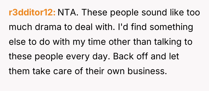 r3dditor12 NTA. These people sound like too much drama to...