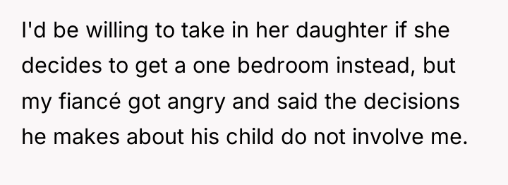 I'd be willing to take in her daughter if she...