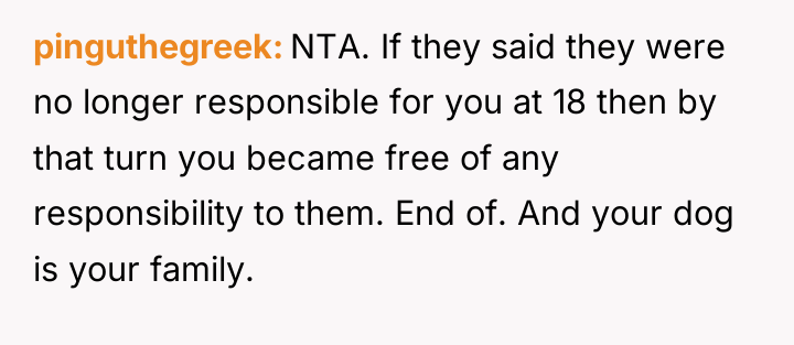 pinguthegreek NTA. If they said they were no longer responsible...