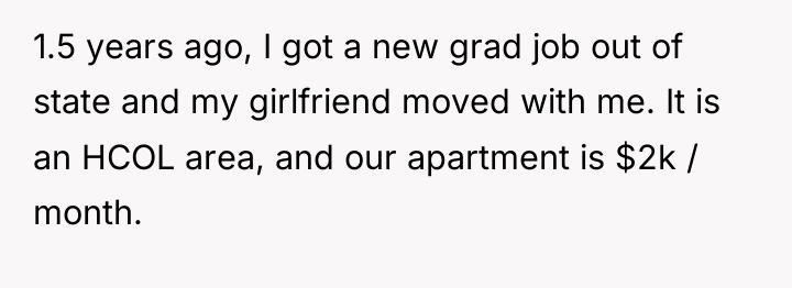 1.5 years ago, I got a new grad job out...