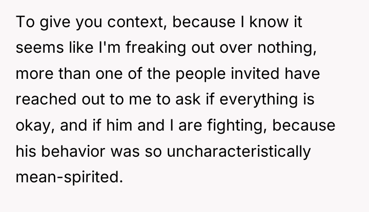 To give you context, because I know it seems like...