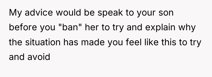 My advice would be speak to your son before you...