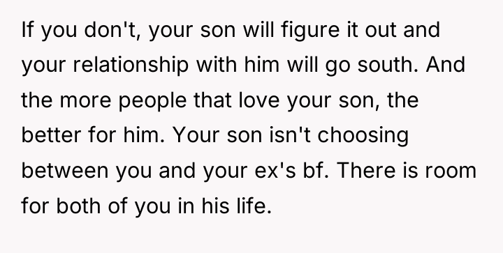 If you don't, your son will figure it out and...