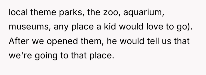 local theme parks, the zoo, aquarium, museums, any place a...