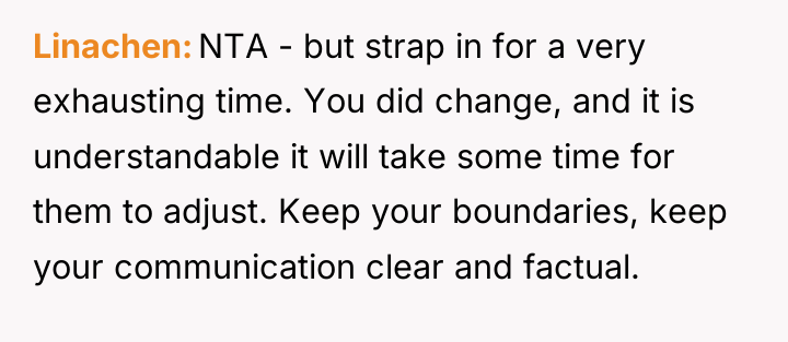 Linachen NTA - but strap in for a very exhausting...