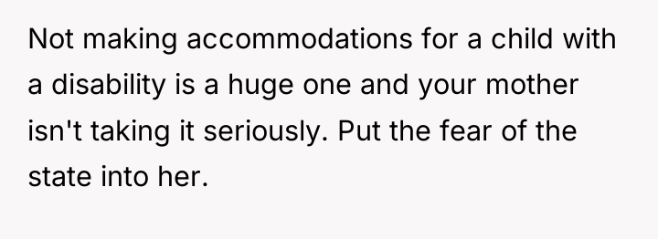 Not making accommodations for a child with a disability is...