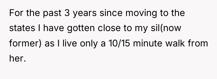 For the past 3 years since moving to the states...