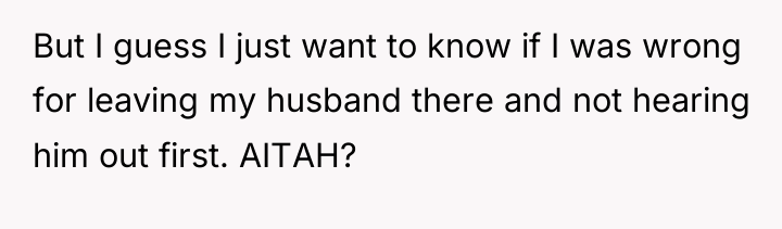 But I guess I just want to know if I...