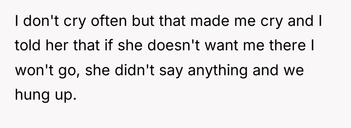 I don't cry often but that made me cry and...