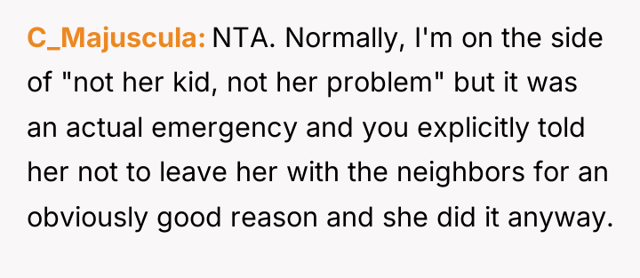 C_Majuscula NTA. Normally, I'm on the side of "not her...