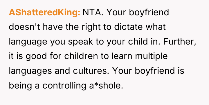 AShatteredKing NTA. Your boyfriend doesn't have the right to dictate...