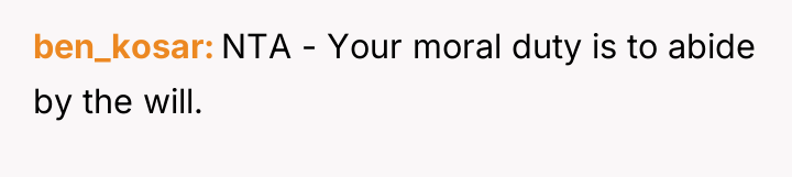 ben_kosar NTA - Your moral duty is to abide by...