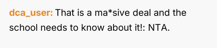 dca_user That is a ma*sive deal and the school needs...