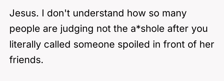 Jesus. I don't understand how so many people are judging...