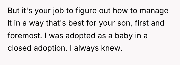 But it's your job to figure out how to manage...